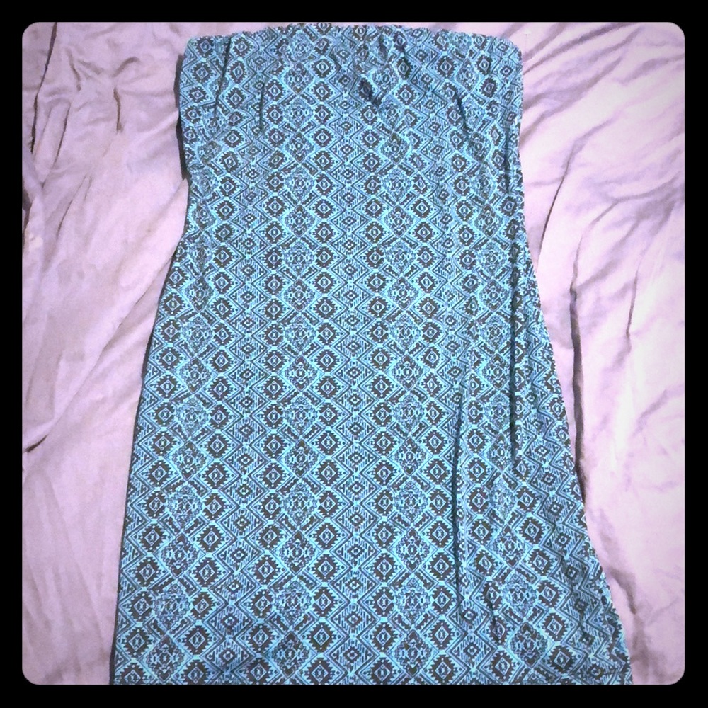 Tube top dress